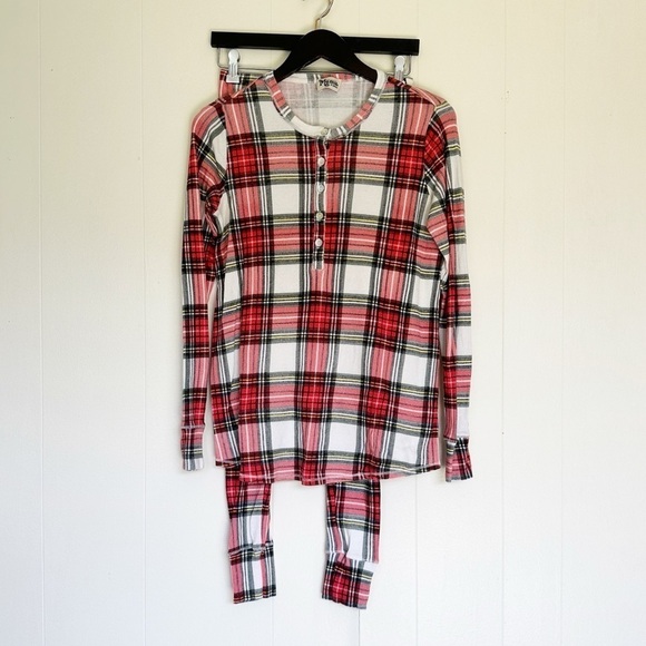 SHOW ME YOUR MUMU Plaid About You Pajama Set XS - Picture 2 of 8